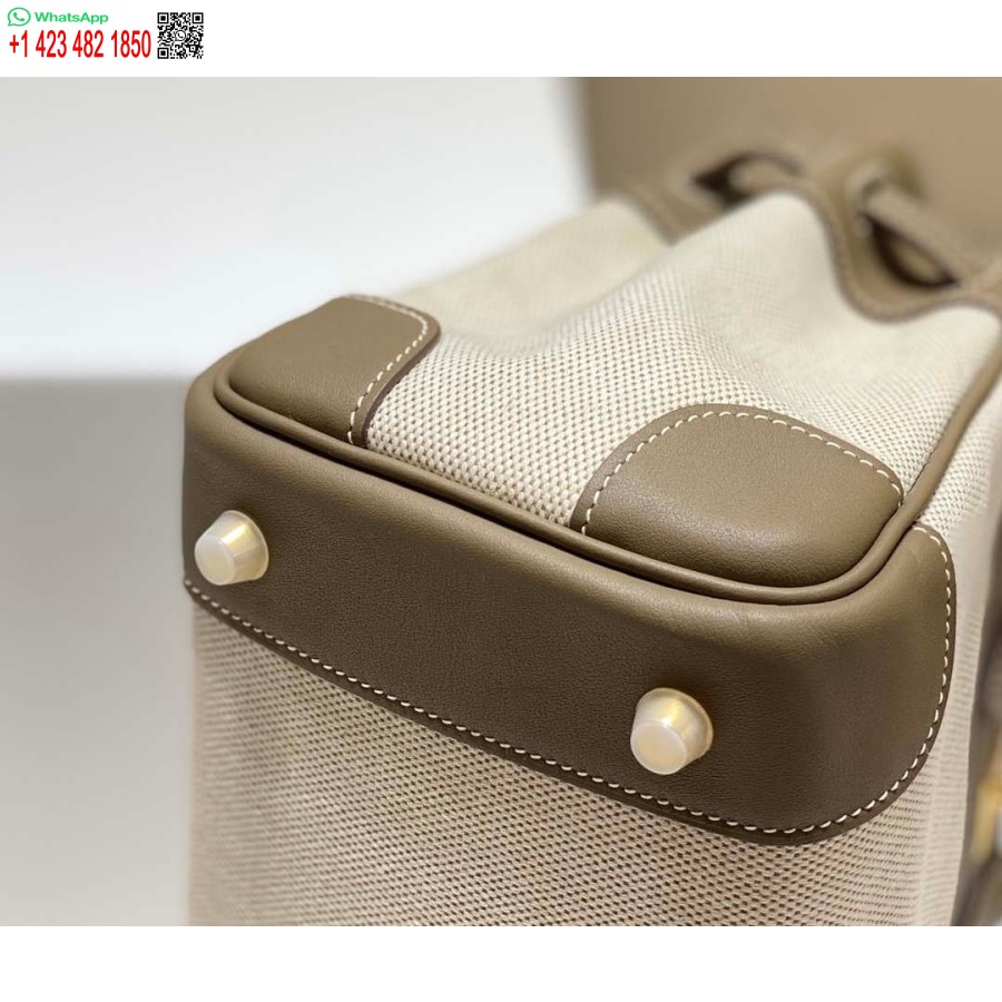 Replik Hermes Birkin Einkaufstasche Swift Leder Mit Canvas 285900