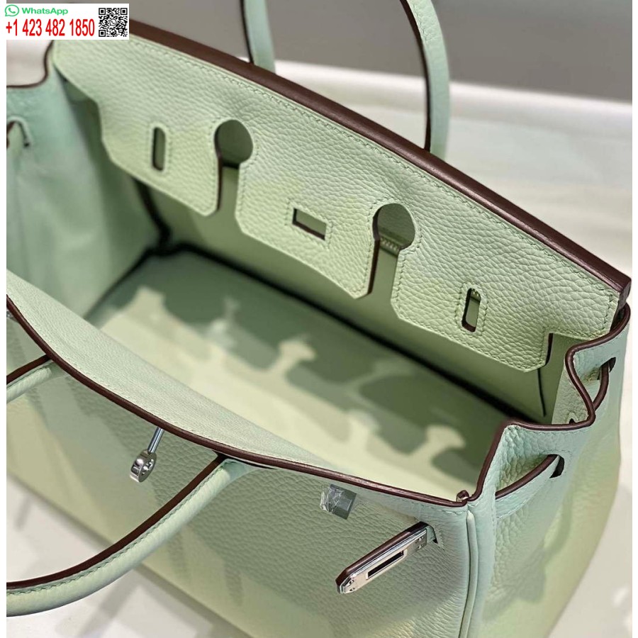 ماکت هرمس برکین طرح کیف چرم توگو 28565 سبز حبابی