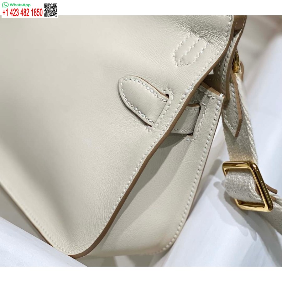 Replica Hermes 316413 Jypsiere Genti Hermes Piele Alb H900918