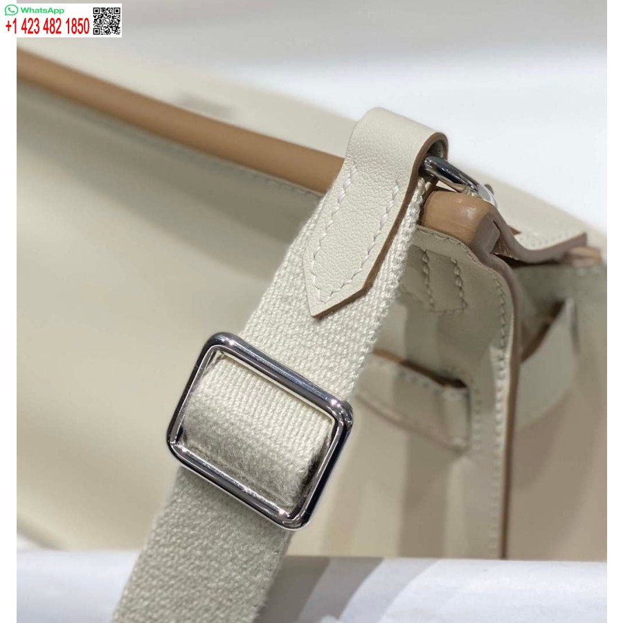 Replica Hermes 316413 Jypsiere Genti Hermes Piele Alb H900917