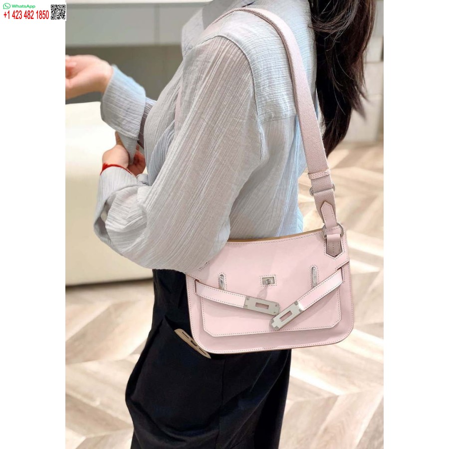 Replica Hermes 316413 Jypsiere Genți Hermes Din Piele Roz H900916