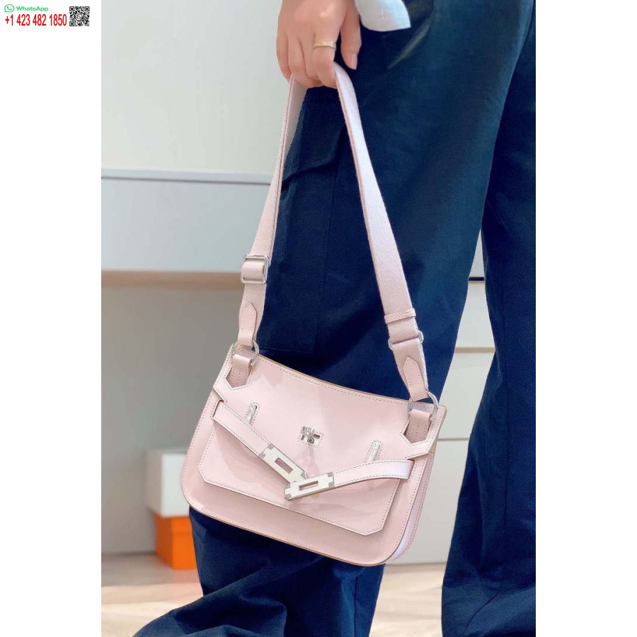 Replica Hermes 316413 Jypsiere Genți Hermes Din Piele Roz H900916