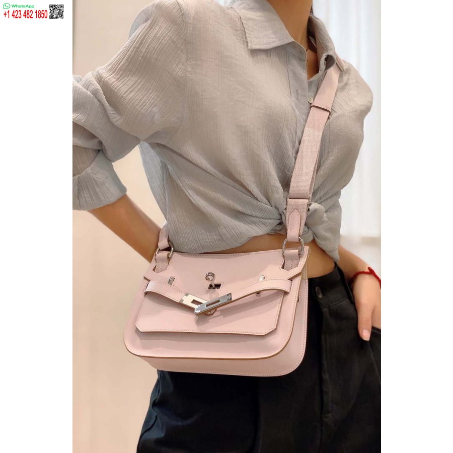 Replica Hermes 316413 Jypsiere Genți Hermes Din Piele Roz H900916