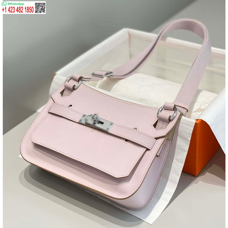 Replica Hermes 316413 Jypsiere Genți Hermes Din Piele Roz H900916