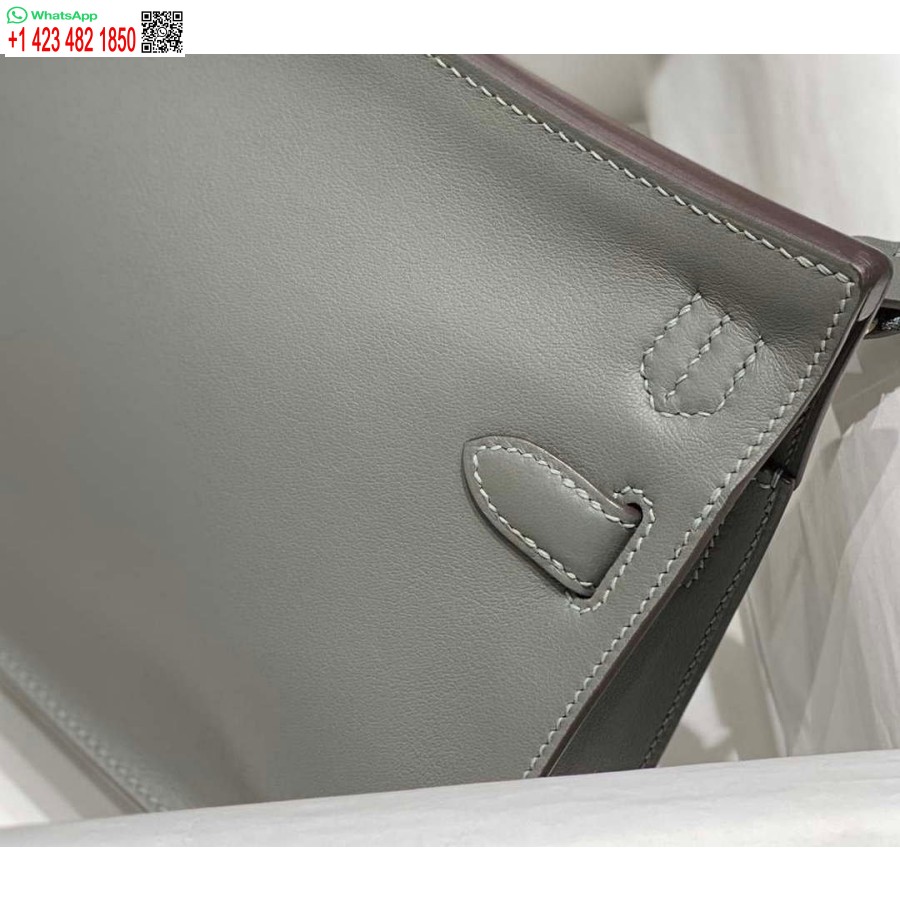 Replica Hermes 316413 Jypsiere Genți Hermes Din Piele Gri H900920