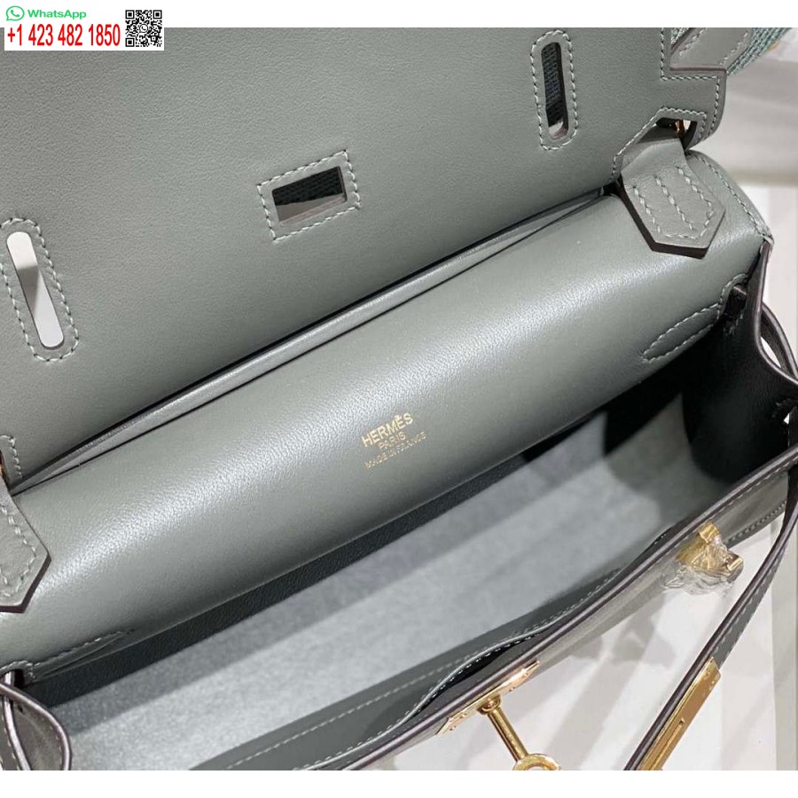 Replica Hermes 316413 Jypsiere Genți Hermes Din Piele Gri H900920