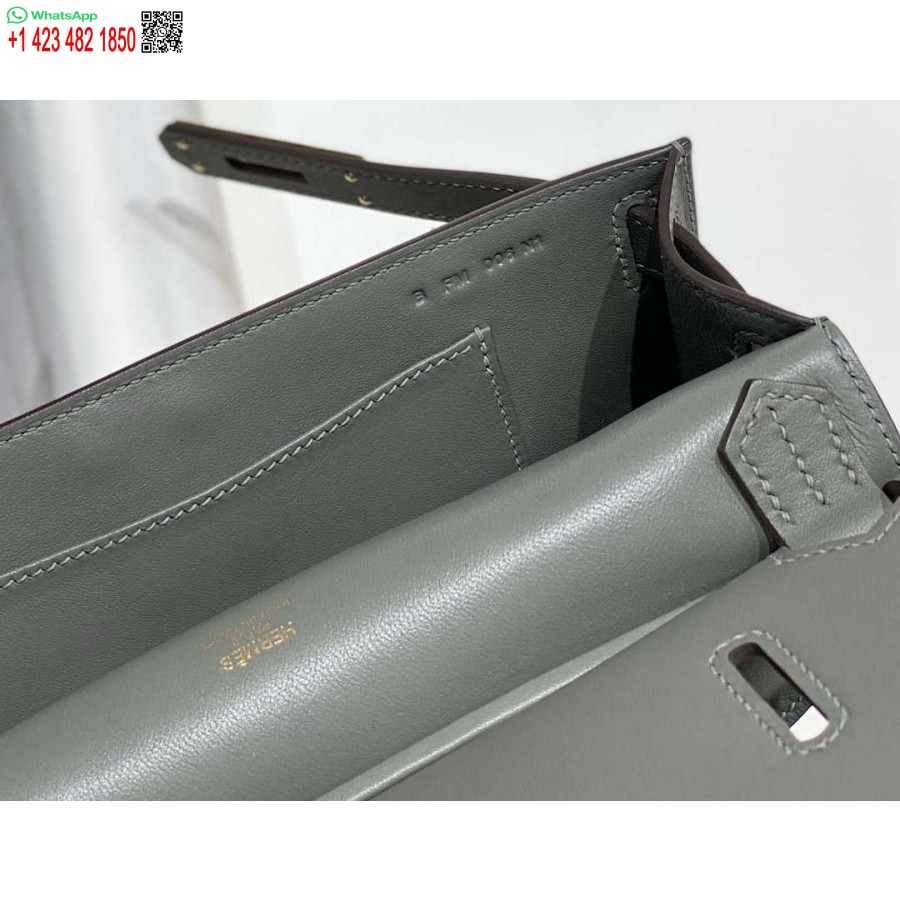 Replica Hermes 316413 Jypsiere Genți Hermes Din Piele Gri H900920