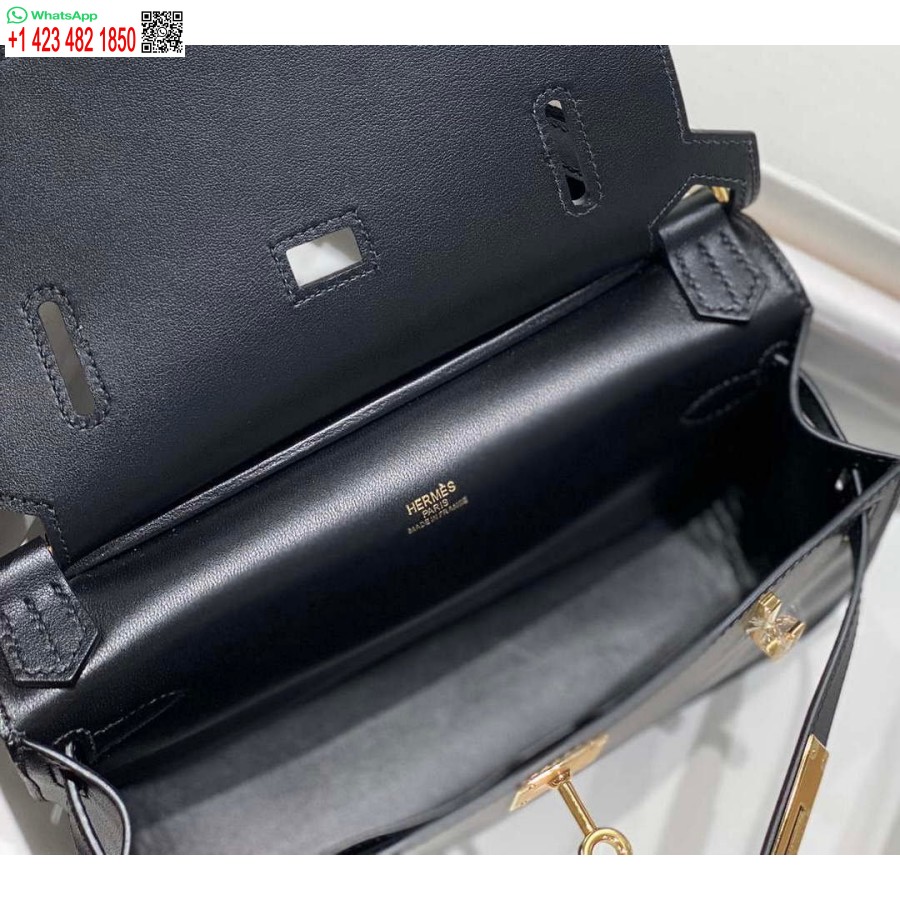 レプリカエルメス 316413 ジプシエール レザー エルメス バッグ ブラック H900914