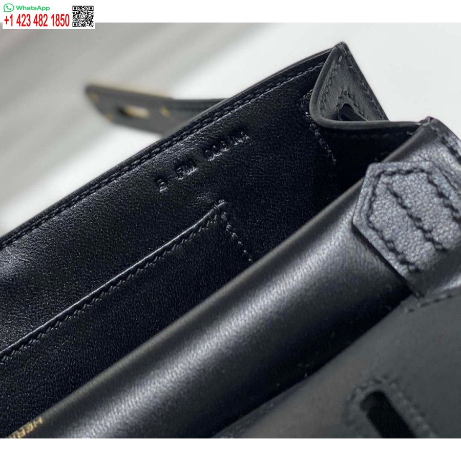 レプリカエルメス 316413 ジプシエール レザー エルメス バッグ ブラック H900914