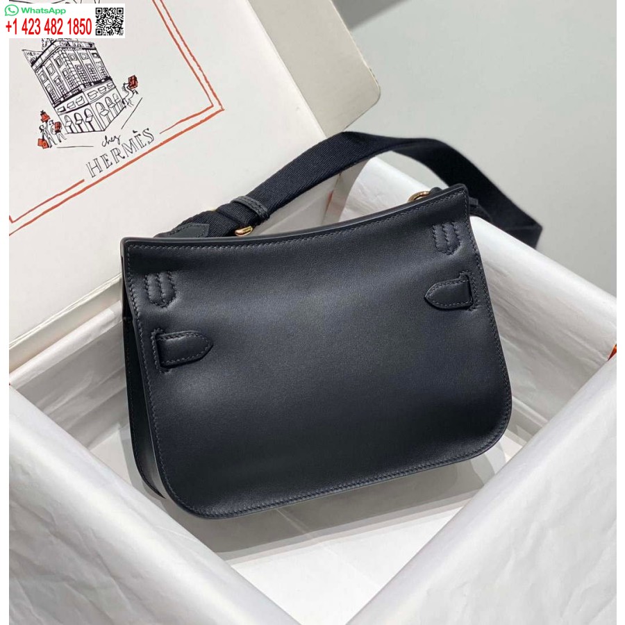 Replica Hermes 316413 Jyspiere Leather Hermes bags Black H900914