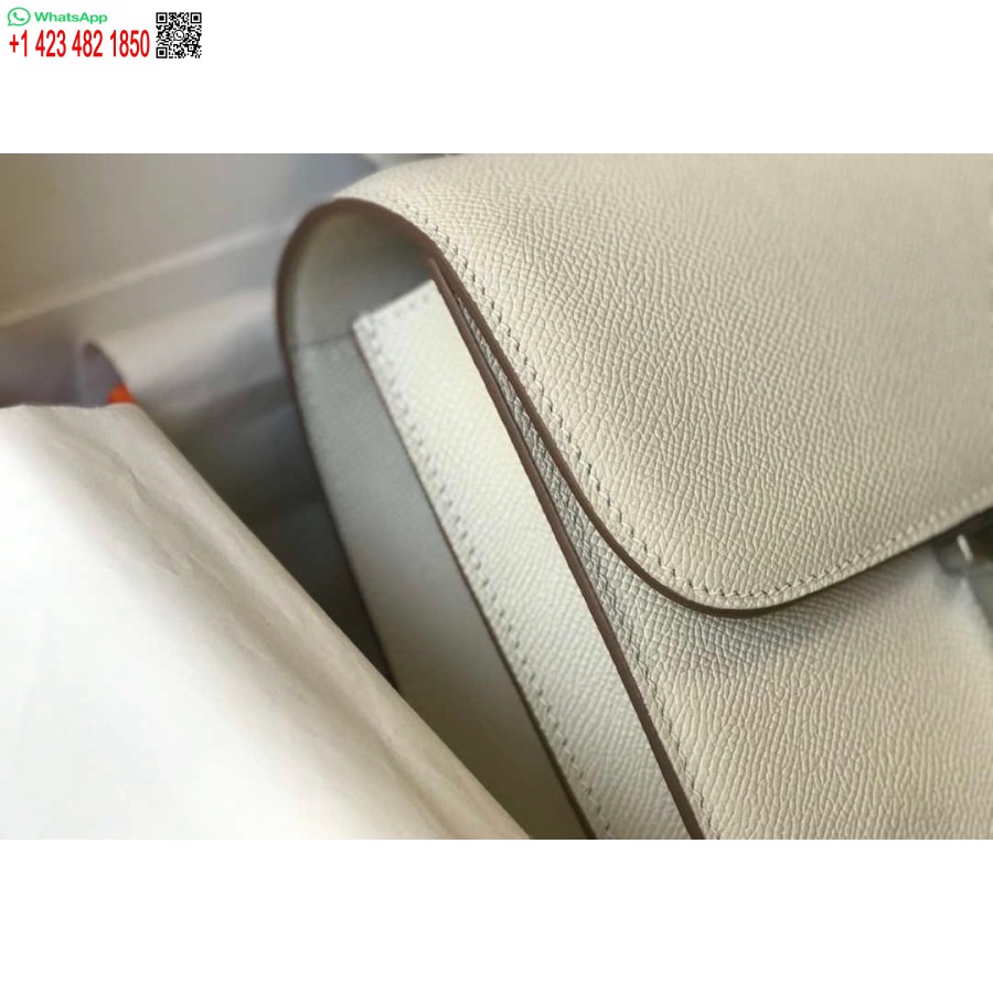 ماکت کیف های شانه ای هرمس کنستانس چرم اپسوم نقره ای H28419