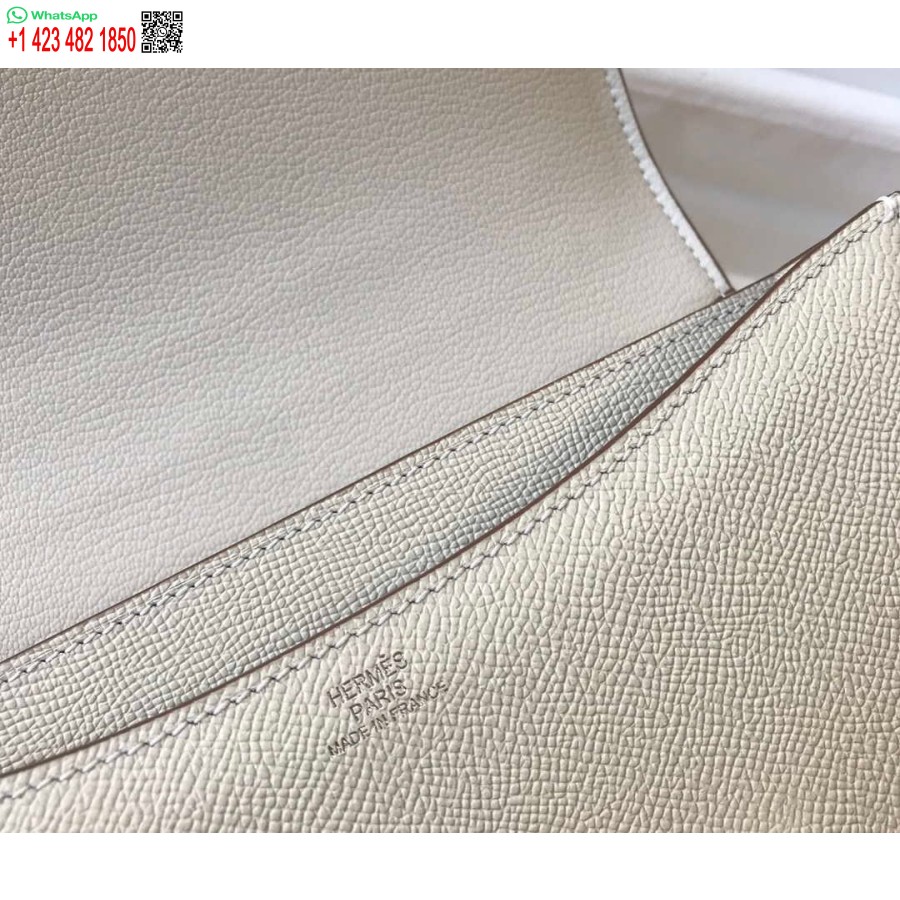 ماکت کیف های شانه ای هرمس کنستانس چرم اپسوم نقره ای H28419