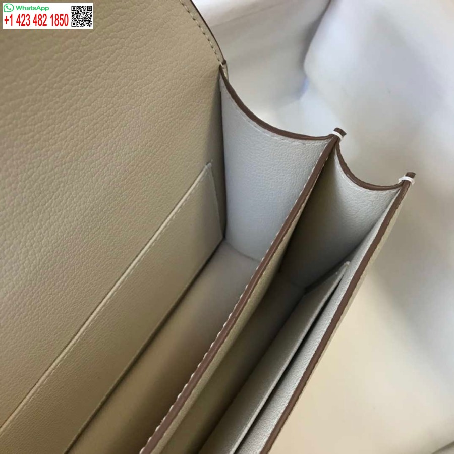 ماکت کیف های شانه ای هرمس کنستانس چرم اپسوم نقره ای H28419