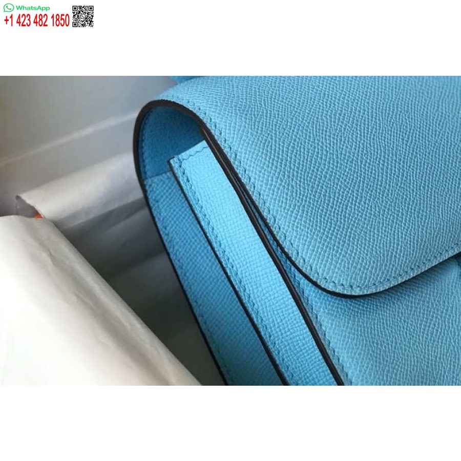 ماکت کیف های شانه ای هرمس کنستانس چرم نقره ای H28418