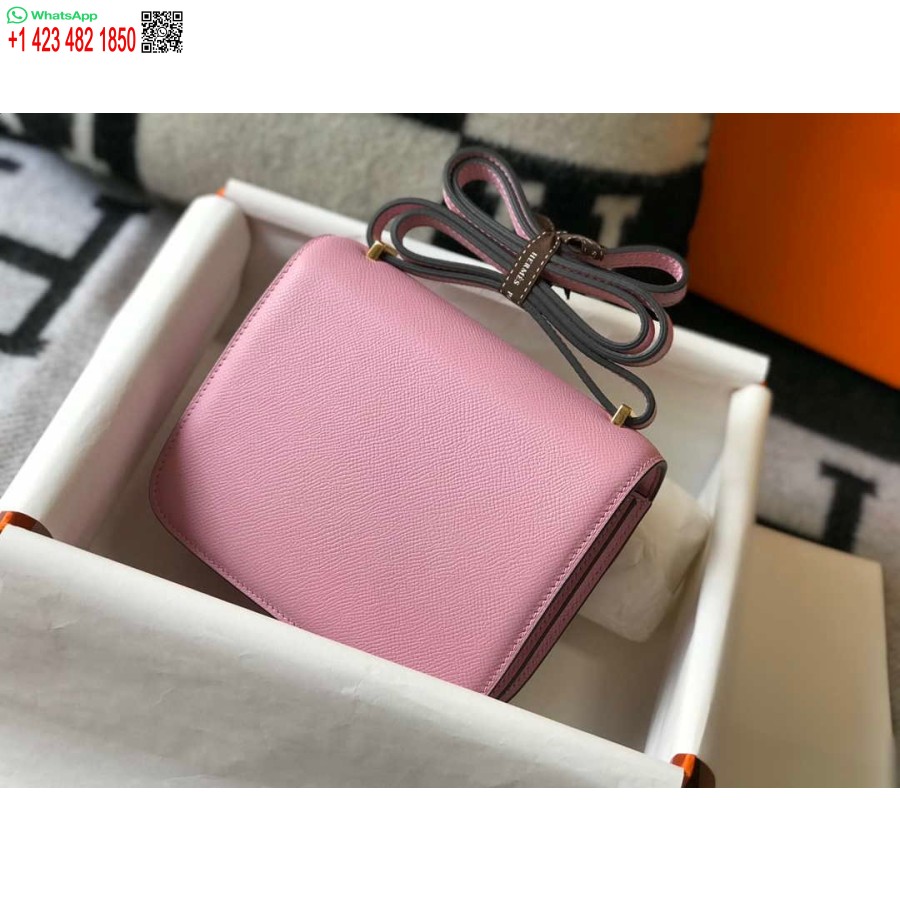 ماکت کیف هرمس کنستانس صلیب بادی چرم اپسوم طلایی H28410