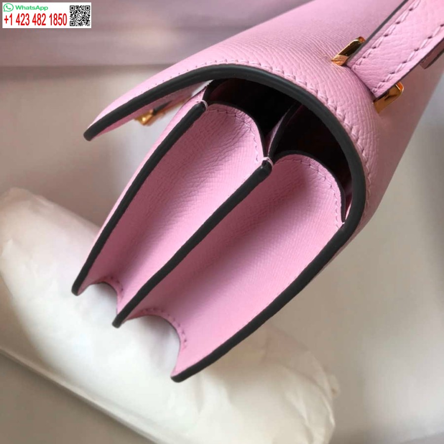 ماکت کیف هرمس کنستانس صلیب بادی چرم اپسوم طلایی H28410