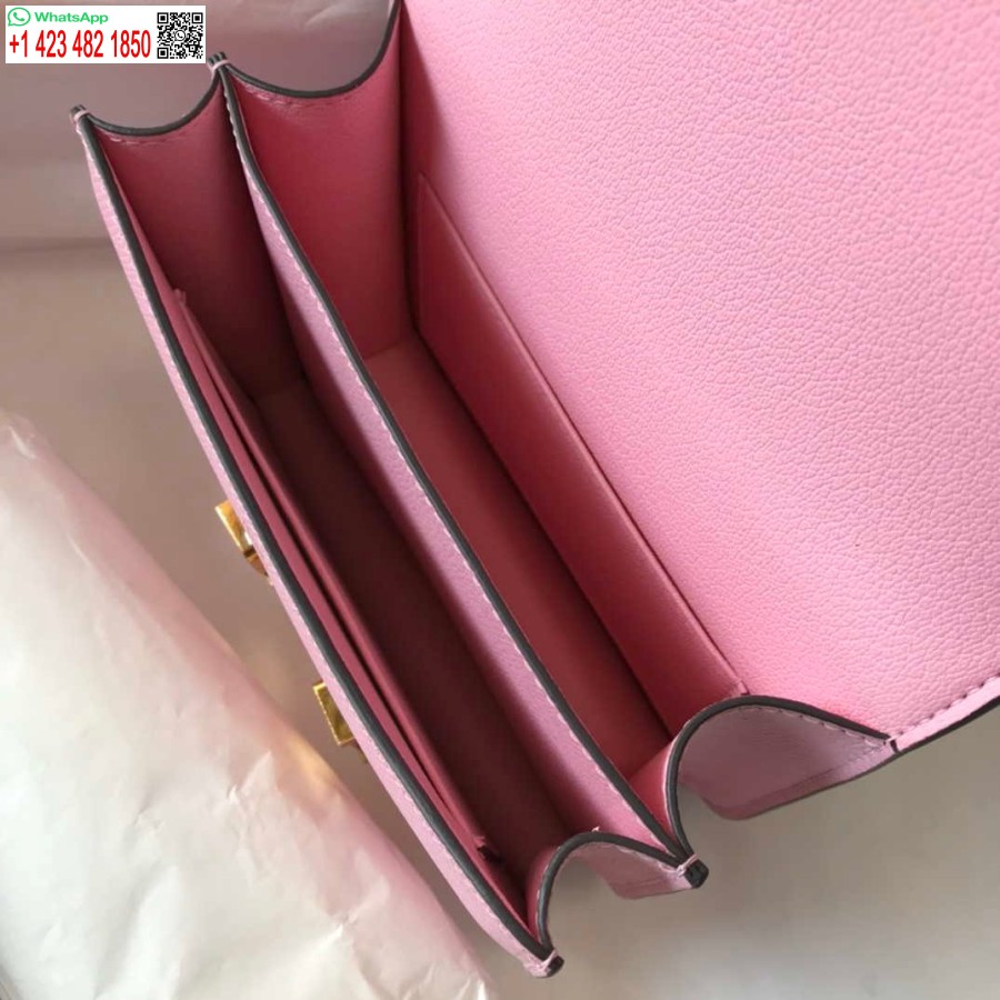 ماکت کیف هرمس کنستانس صلیب بادی چرم اپسوم طلایی H28410