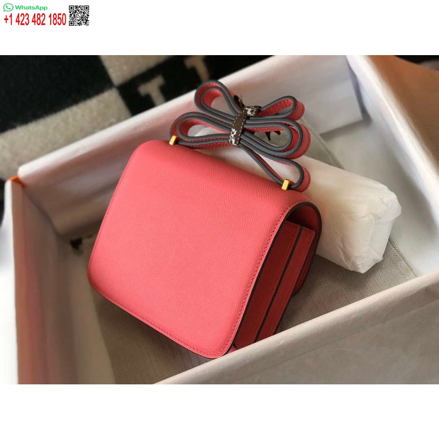 Replika Hermes Constance Kereszt Táska Epsom Bőr Arany H28412