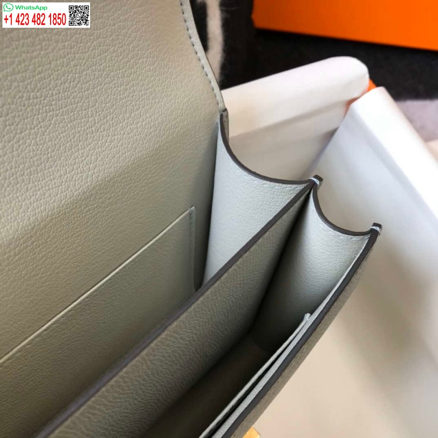 ماکت کیف هرمس کنستانس صلیب بادی چرم اپسوم طلایی H28408