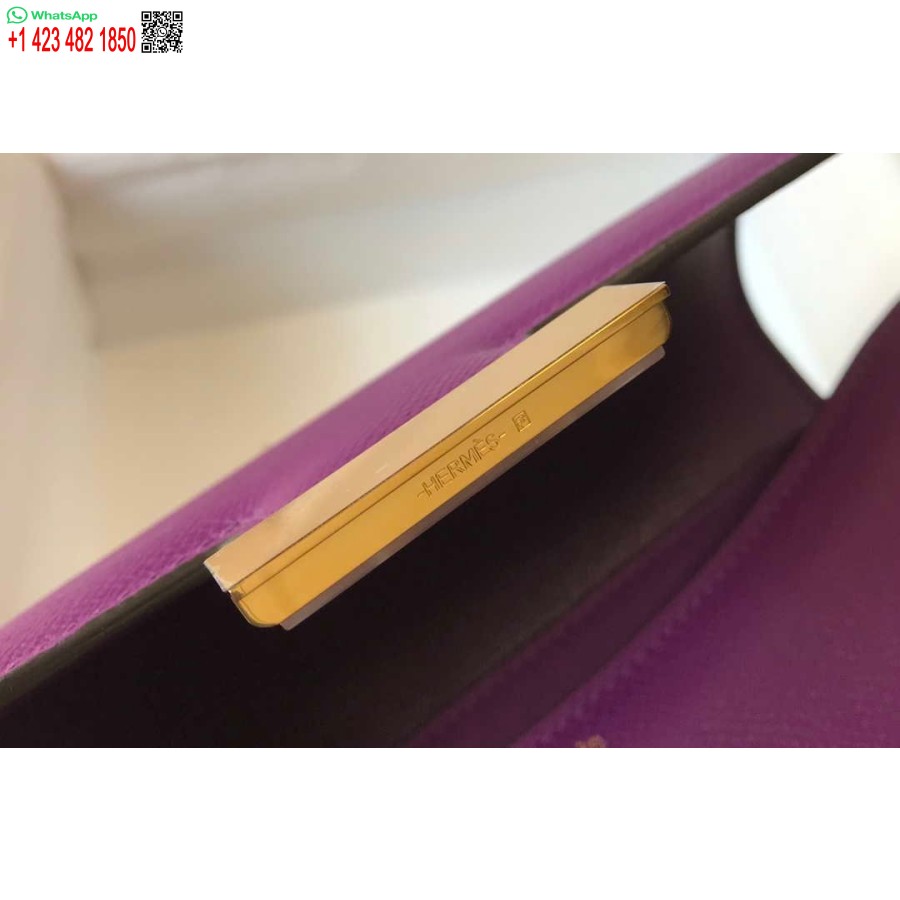 ماکت کیف هرمس کنستانس صلیب بادی چرم اپسوم طلایی H28404