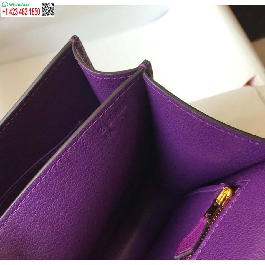 ماکت کیف هرمس کنستانس صلیب بادی چرم اپسوم طلایی H28404