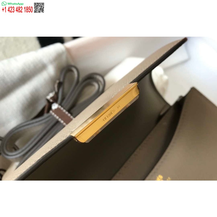 ماکت کیف هرمس کنستانس صلیب بادی چرم اپسوم طلایی H28403