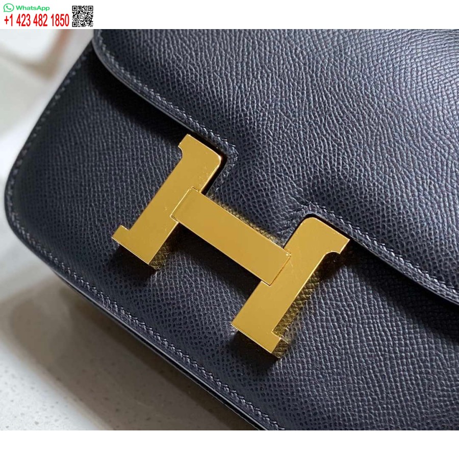 ماکت هرمس کنستانس صلیب بادی کیف چرم اپسوم طلایی H28401