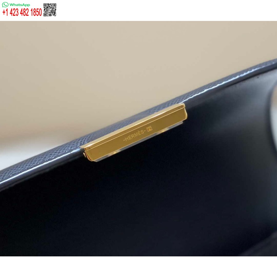 ماکت هرمس کنستانس صلیب بادی کیف چرم اپسوم طلایی H28401