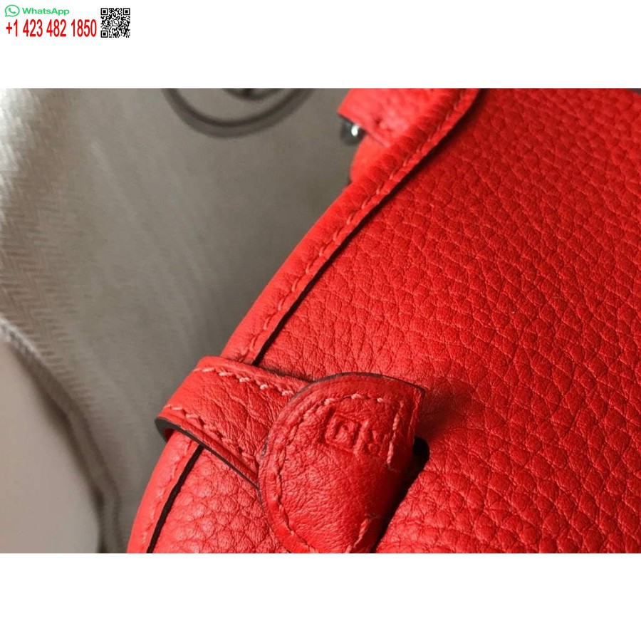 ماکت کیف هرمس مدل Evelyne کیف واقعی هرمس مینی کراس بادی 20432 قرمز