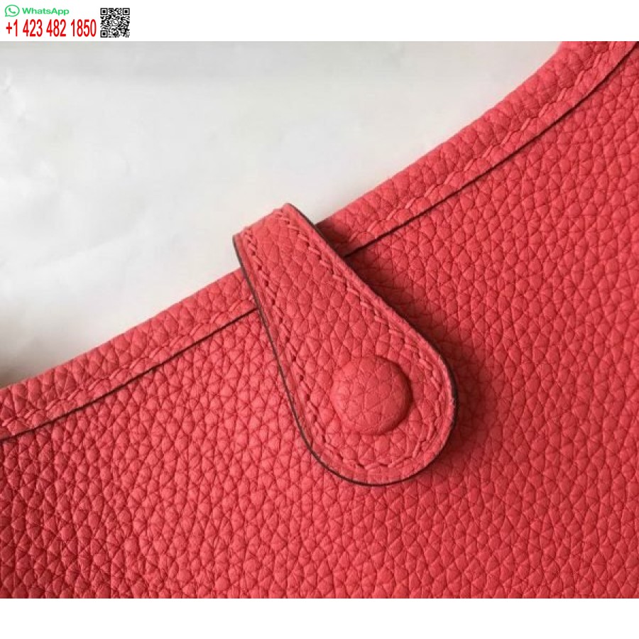 ماکت کیف هرمس Evelyne طراحی کیف کوتاه هرمس 20397 سگک طلایی قرمز