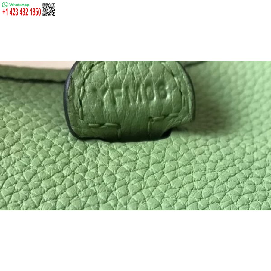 Replica Hermes Evelyne Bag Designer Hermes Mini Crossbody Bag 20393 Gold Buckle Light Green
