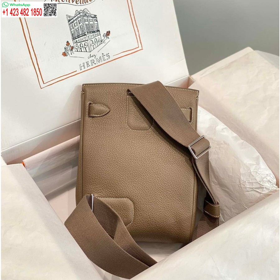 Replika Plecaka Hermes H083591ck89 Hac A Dos Gm, Słoń Szary