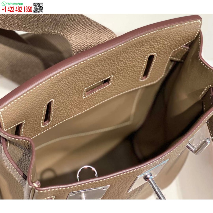 Replika Plecaka Hermes H083591ck89 Hac A Dos Gm, Słoń Szary