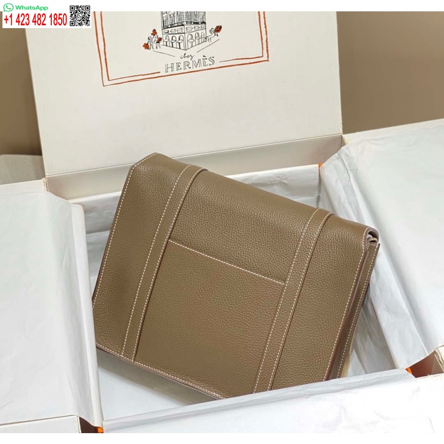 Replika Hermes H074774ck37 Steve Light Kurirske Torbe Slon Siva