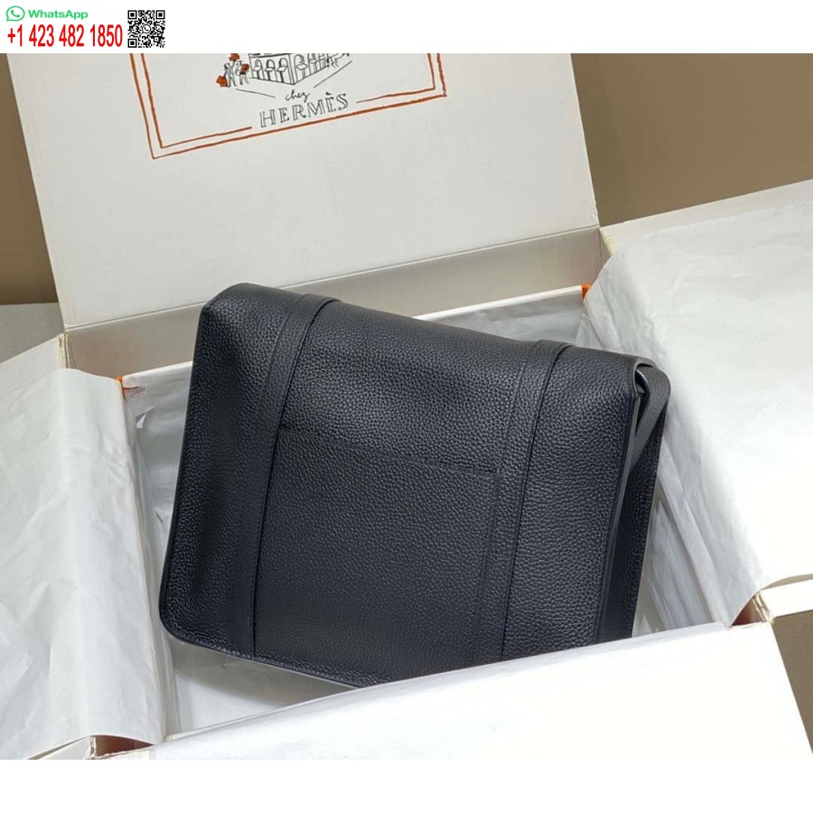 Replika Hermes H074774ck37 Steve Light Kurirske Torbe črne Barve