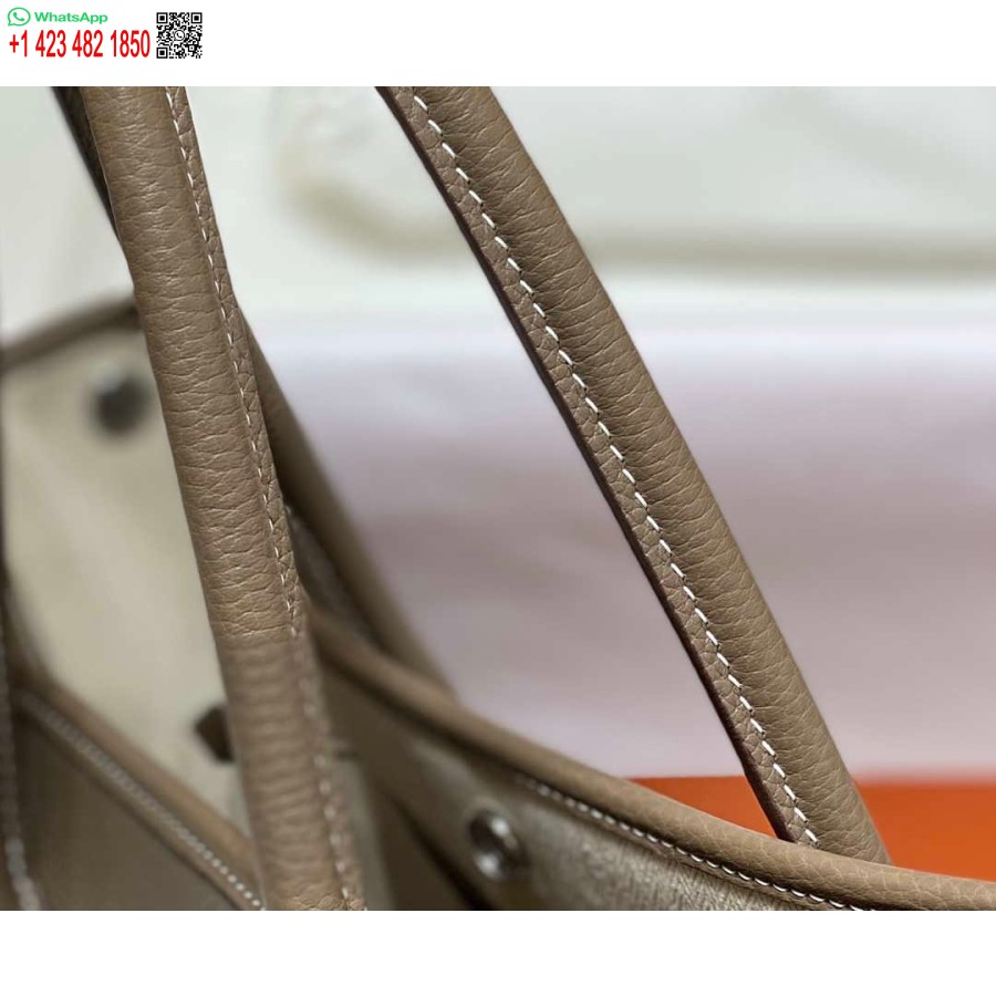 Реплика сумки Hermes Grey Togo среднего размера для садовой вечеринки 36 см H239057