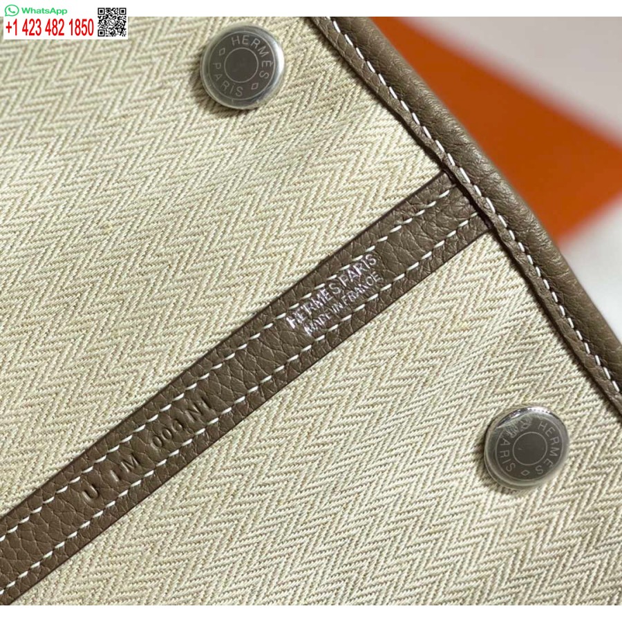 Реплика сумки Hermes Grey Togo среднего размера для садовой вечеринки 36 см H239057