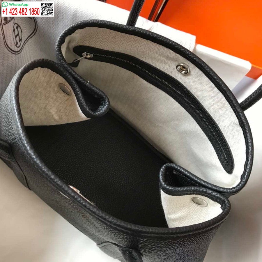 ماکت هرمس مشکی چرم باغ جشن 30 سانتی متری چرخ خیاطی H239053