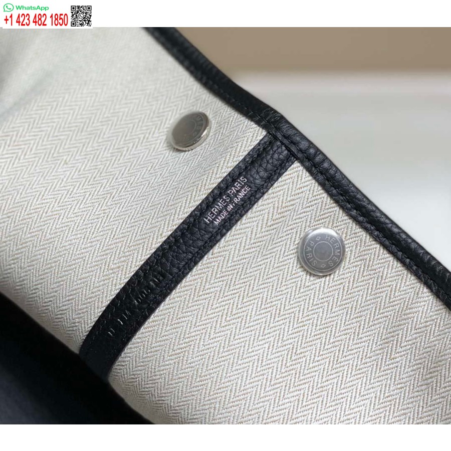 Replica Hermes Blackck Clemence Garden Party 30cm Väska H239047