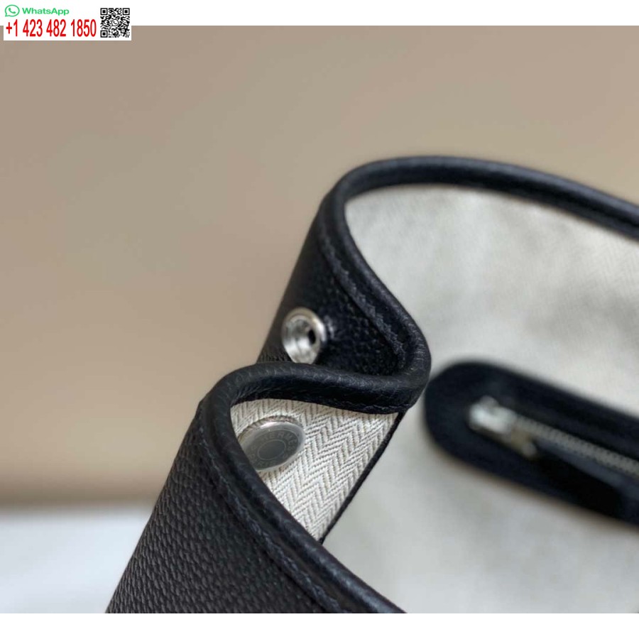 Replica Hermes Blackck Clemence Garden Party 30cm Väska H239047