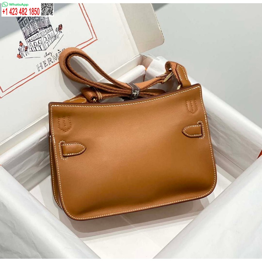 Replika Hermes 316413 Jypsiere Usnjene Torbe Hermes Rjava H900921