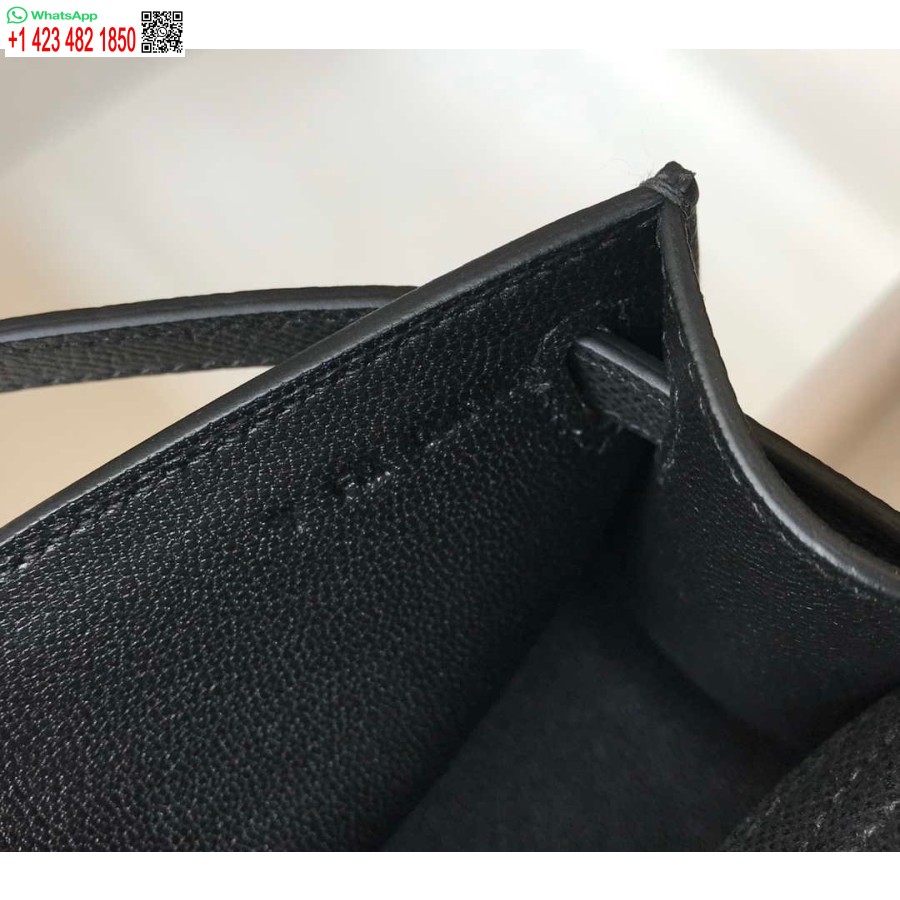 ماکت هرمس مینی کلی پوچت چرم اپسوم H230241 طلای سیاه