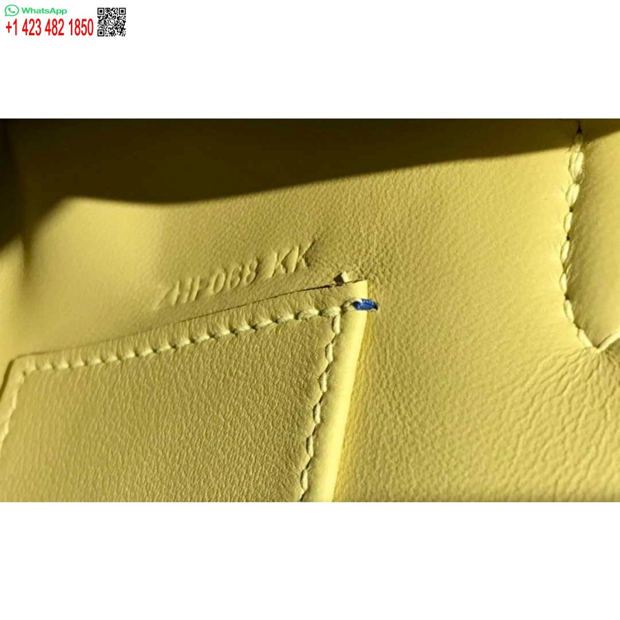 Реплика Hermes Kelly Pochette Swift кожаный клатч серебристый H230260