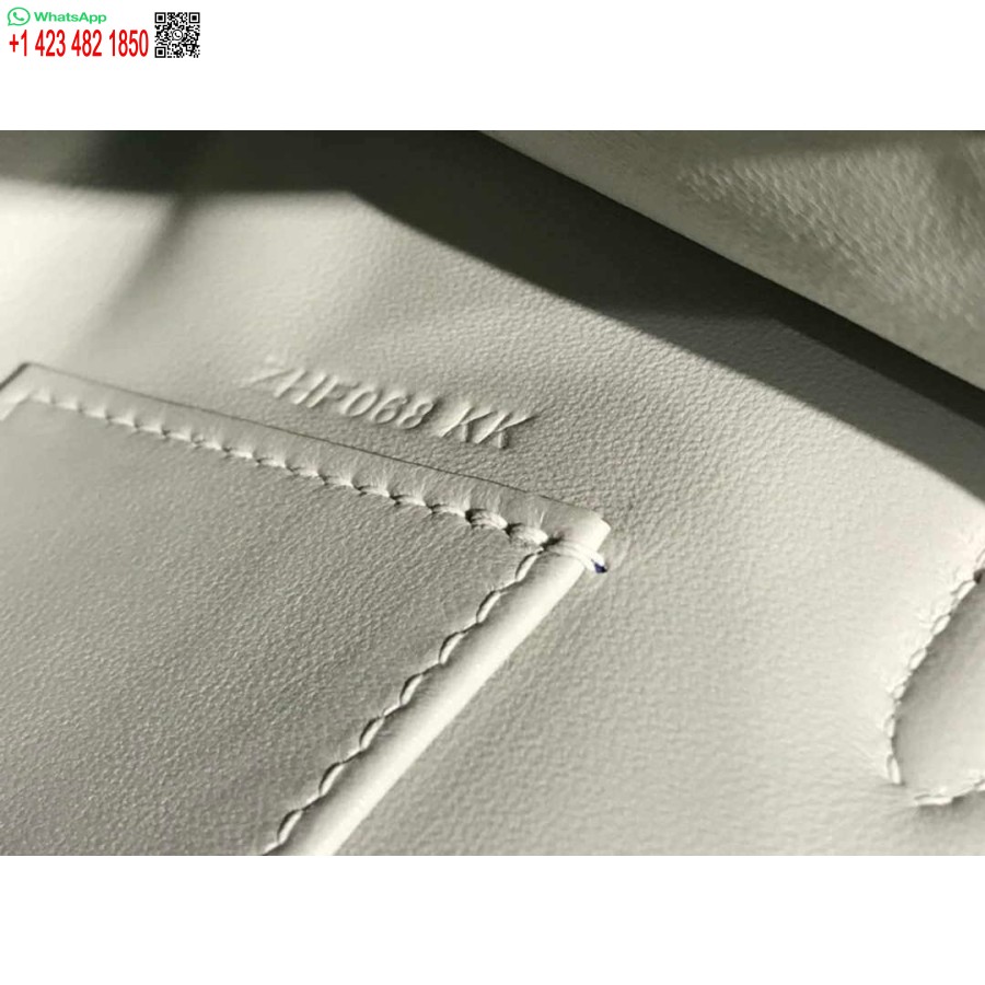ماکت هرمس کلی پوچت کیف کلاچ چرمی سویفت نقره ای H230259