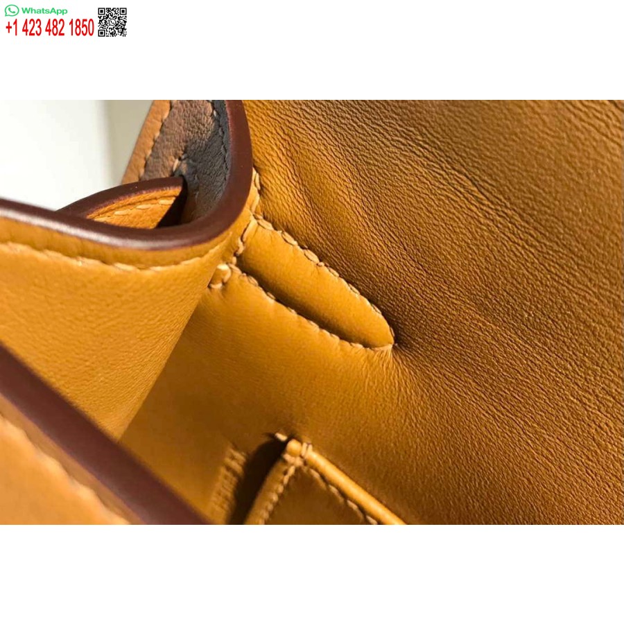 ماکت هرمس کلی پوچت کیف کلاچ چرم سوئیفت طلا H230276