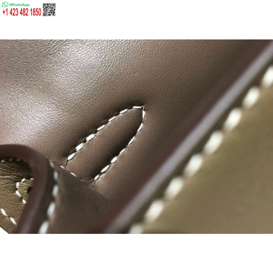 طبق الاصل هيرميس كيلي بوشيت سويفت حقيبة جلدية مخلب الذهب H230274