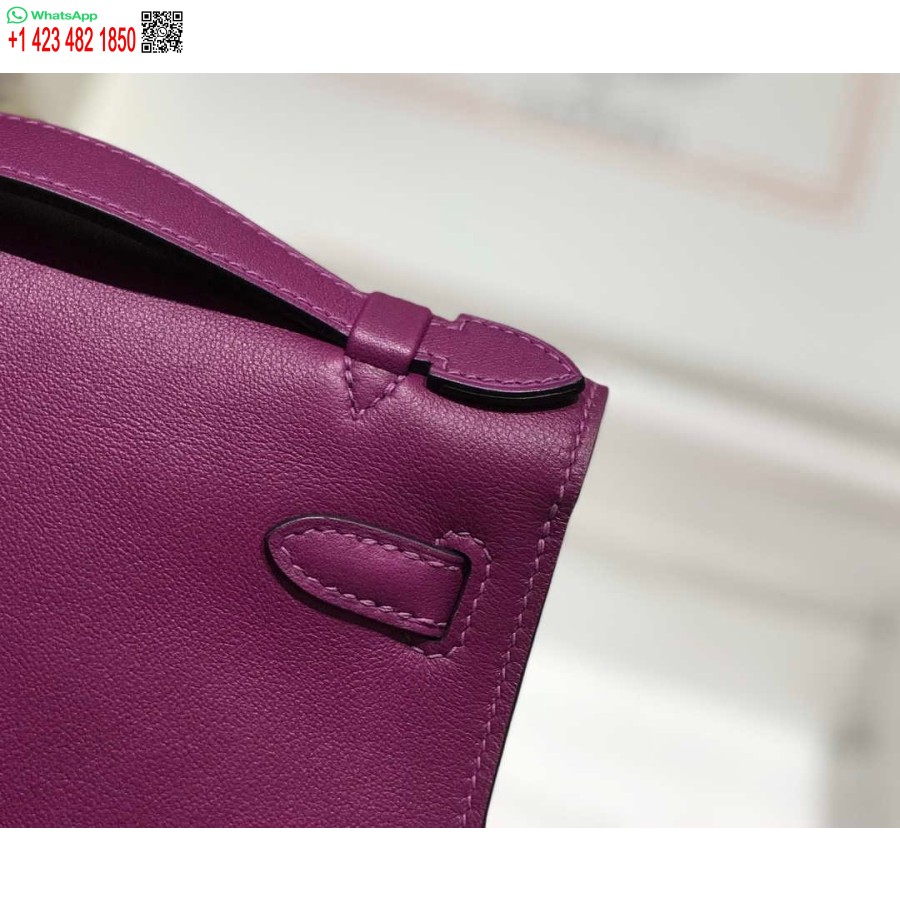 طبق الاصل هيرميس كيلي بوشيت سويفت حقيبة جلدية مخلب الذهب H230273