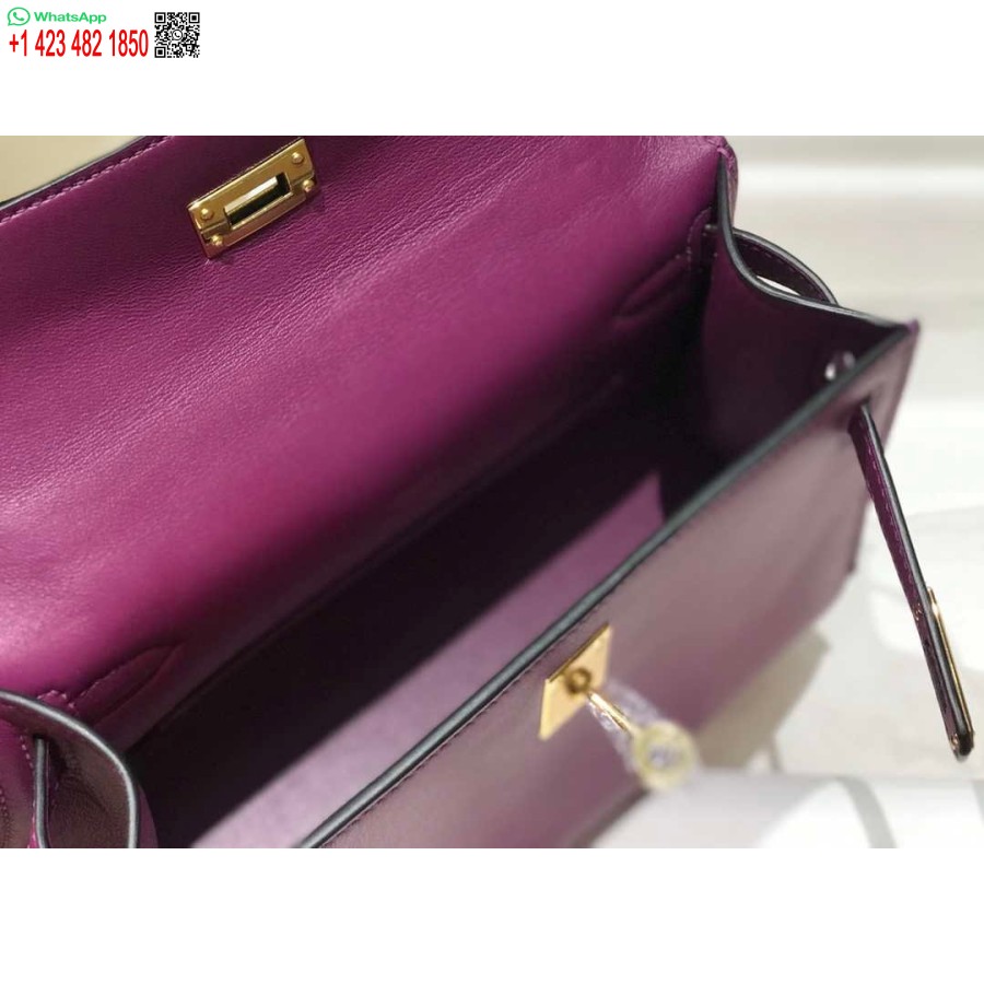 طبق الاصل هيرميس كيلي بوشيت سويفت حقيبة جلدية مخلب الذهب H230273