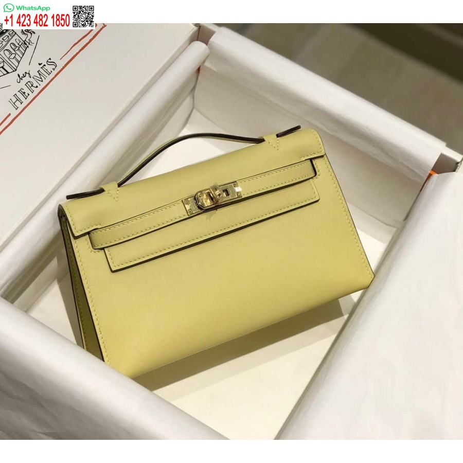 طبق الاصل هيرميس كيلي بوشيت سويفت حقيبة جلدية مخلب الذهب H230272