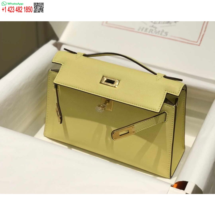 طبق الاصل هيرميس كيلي بوشيت سويفت حقيبة جلدية مخلب الذهب H230272